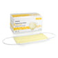 Procedure Mask McKesson Pleated Earloops One Size Fits Most Yellow NonSterile ASTM Level 1 Adult