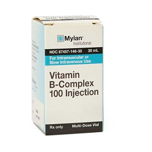 Vitamin B-Complex 100 Injection, Multidose Vial, 30 mL