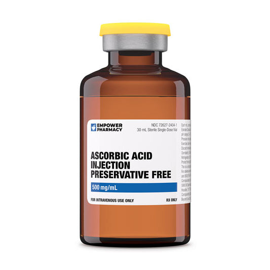 Ascorbic Acid 500 mg/mL- 30L Tapioca Based **(Preservative Free)