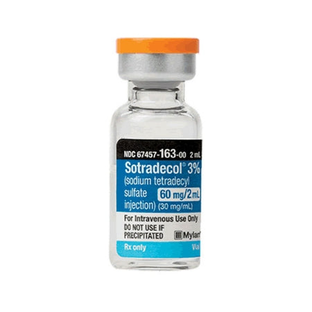 Sotradecol® Sodium Tetradecyl Sulfate 3% Injection Vial 2 mL